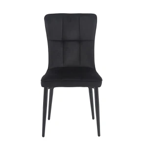 SELIN BLACK VELVET ΥΦΑΣΜΑ ΚΑΡΕΚΛΑ ΜΕΤΑΛΛΙΚΗ 46X54X91εκ.