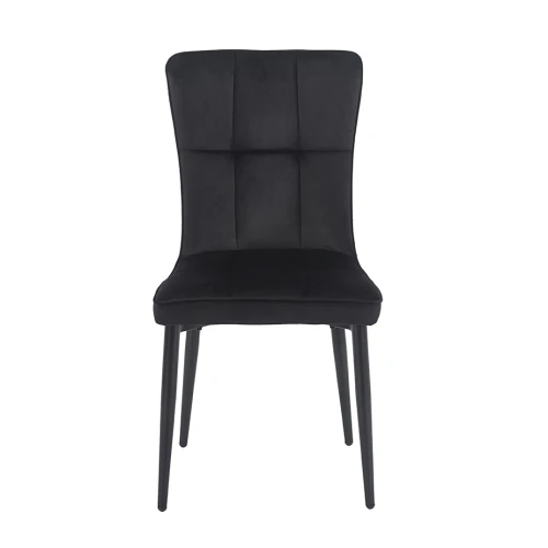 SELIN BLACK VELVET ΥΦΑΣΜΑ ΚΑΡΕΚΛΑ ΜΕΤΑΛΛΙΚΗ 46X54X91εκ.