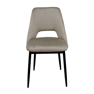 MADISON CAPPUCCINO VELVET ΥΦΑΣΜΑ ΚΑΡΕΚΛΑ ΜΕΤΑΛΛΙΚΗ 45X54X83εκ.
