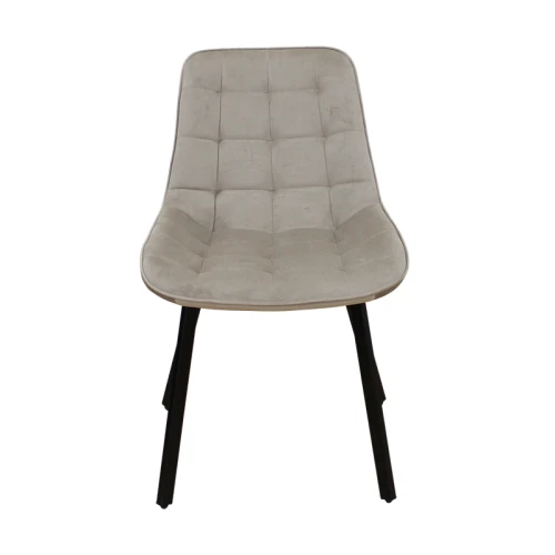 MIRA CAPPUCCINO VELVET ΥΦΑΣΜΑ ΚΑΡΕΚΛΑ ΜΕΤΑΛΛΙΚΗ 53X59X84εκ.