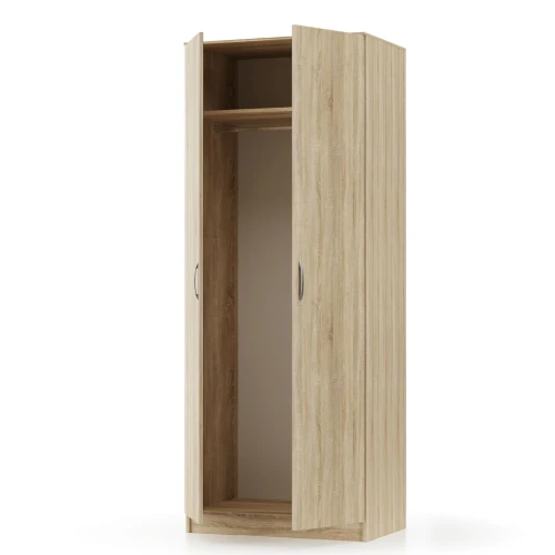 Ντουλάπα Δίφυλλη Simple Σονόμα 80X52X205Cm