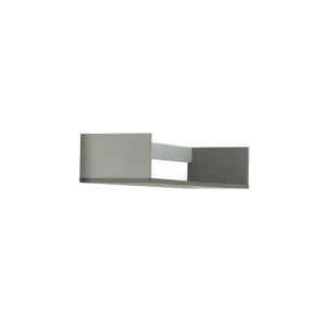 Κρεμαστό Ράφι Timmy Λευκό-Γραφίτη-Γκρι 120X25X16.6Cm