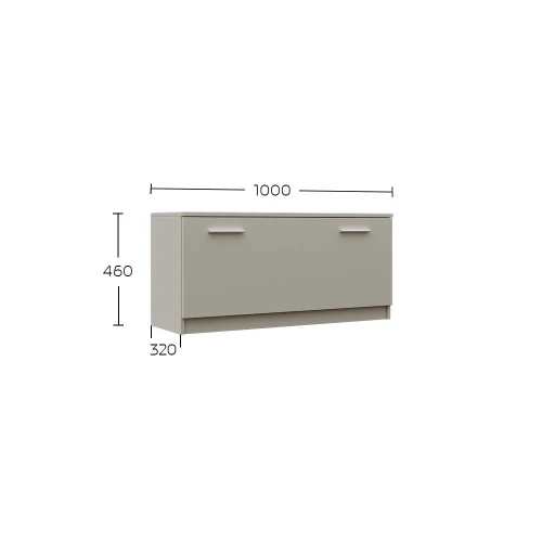 Παπουτσοθήκη Reno Cashmere 100X32X46Cm