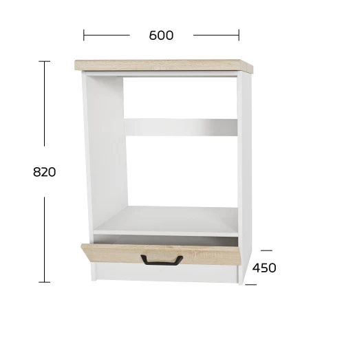 Anita Ντουλάπι Φούρνου Σονόμα 60X60X82Cm Anita Ντουλάπι Φούρνου Σονόμα 60X60X82Cm