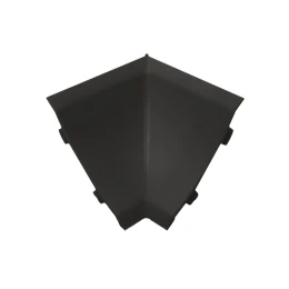 Γωνία Εσωτερική Αρμοκάλυπτρου Μαύρη 4X2.5X4Cm