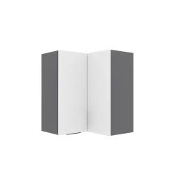 Craft Πάνω Ντουλάπι Γωνιακό Λευκό 60-60X30X72Cm