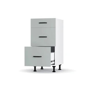 Modest Κάτω Ντουλάπι Συρταριέρα Γκρι  40X48X82 Εκ
