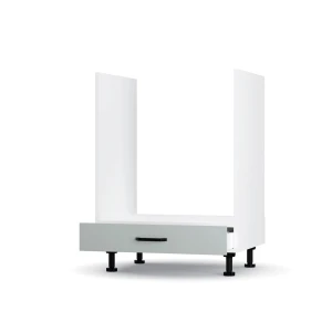 Modest Κάτω Ντουλάπι Φούρνου Γκρι 60X48X82Cm