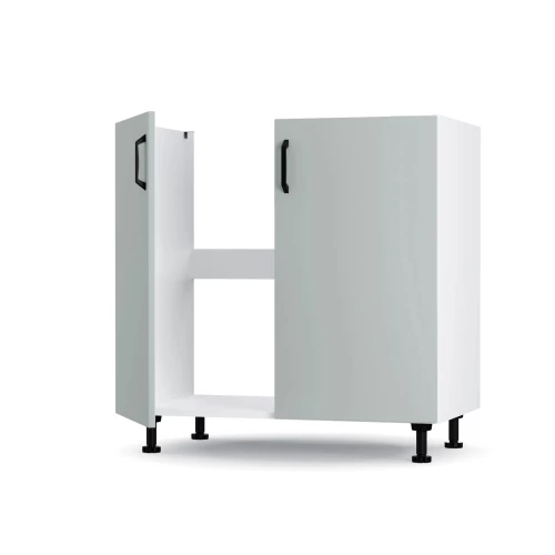 Modest Κάτω Ντουλάπι Νεροχύτη Γκρι 80X48X82Cm