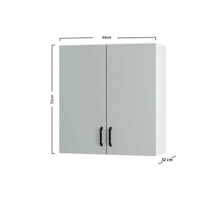Modest Πάνω Ντουλάπι Γκρι 60X32X72Εκ