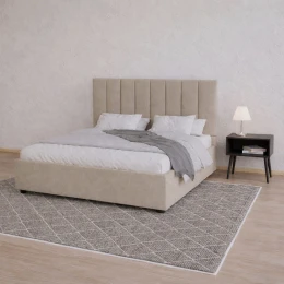 Κρεβάτι Unona Μπεζ 160X200Cm