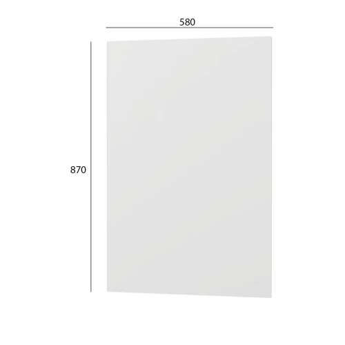 Κάτω Πλαϊνό Κουζίνας Modest Λευκό 58X1.6X87Cm