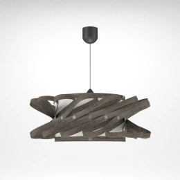 Φωτιστικό Κρεμαστό Majorka Μονόφωτο Γκρί (Pp-Pvc) Ε27 58X58X80Cm