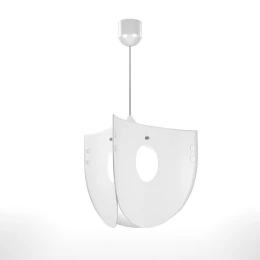 Φωτιστικό Κρεμαστό Chios Μονόφωτο Λευκό (Pp-Pvc) Ε27 58X58X80Cm