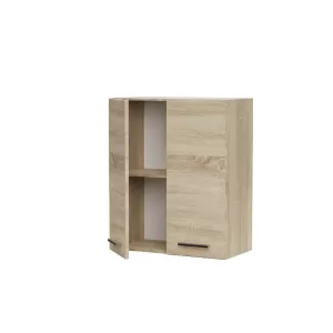 Alina Πάνω Ντουλάπι 60X30,5X71,8Εκ Σονόμα-Μοκκα