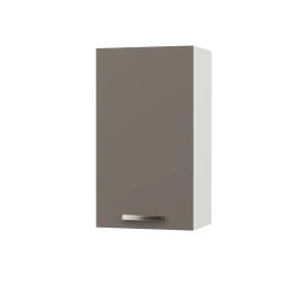 Charlotτe Πάνω Ντουλάπι 40X30.5X71.8Εκ Με Μεταλλικά Χερούλια Μόκα