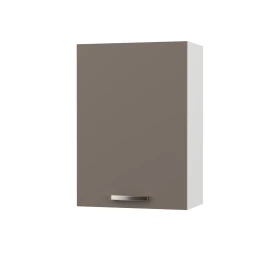 Charlotτe Πάνω Ντουλάπι 50X30.5X71.8Εκ Με Μεταλλικά Χερούλια Μόκα