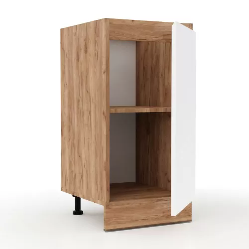 Επιδαπέδιο Ντουλάπι Κουζίνας Soft Λευκό Με Βελανιδιά Διαστάσεις 40X46,5X81,5Εκ Επιδαπέδιο Ντουλάπι Κουζίνας Soft Λευκό Με Βελανιδιά Διαστάσεις 40X46,5X81,5Εκ