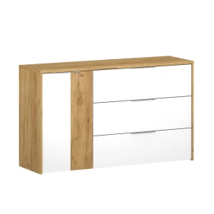 Μπουφές Avanti Χρυσός Δρυς-Λευκό 139.4X41.5X82.5Cm