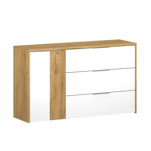 Μπουφές Avanti Χρυσός Δρυς-Λευκό 139.4X41.5X82.5Cm