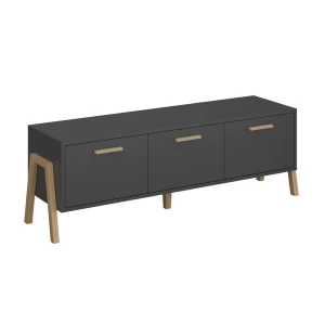 Έπιπλο Τηλεόρασης Belle Ανθρακί 149.5X41X49Cm