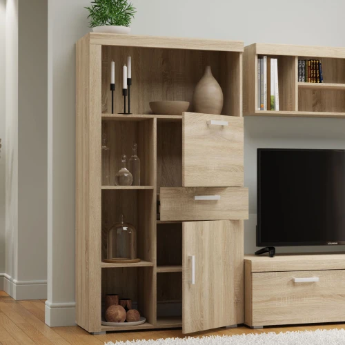 Ραφιέρα Damis 90.5X35X164Εκ Σονόμα