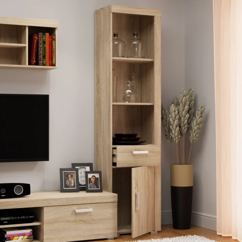 Βιβλιοθήκη Damis 50X35X203Εκ Σονόμα