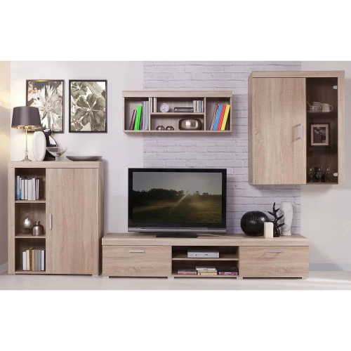 Ράφι Damis 110X22.5X39.5Εκ Σονόμα Κρεμαστό Με Mdf Λεπτομέρεια