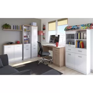 Κομότα Kom2D 80X33X85Εκ Λευκή-Σονόμα