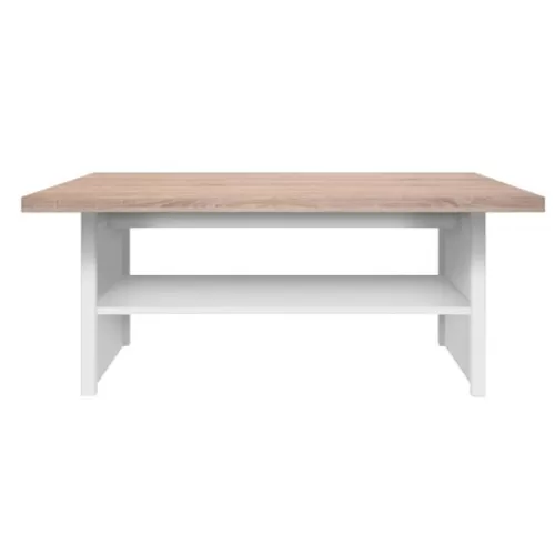 Τραπέζι Σαλονιού Law Σονόμα-Λευκό115X55Cm.