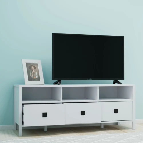 Έπιπλο Tv Marocco Λευκό 149X47X57.5Cm