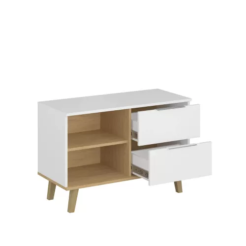 Μπουφές Neptune Λευκό-Σονόμα 90X40X61Cm