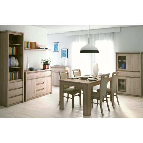 Βιτρίνα Norton Μονόφυλλη 57X40X210Εκ Σονόμα Γυάλινη Πόρτα