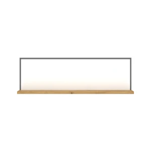 Ράφι Επιτοίχιο Palmor Χρυσό Δρυς-Λευκό 77X23.5X24.5Cm