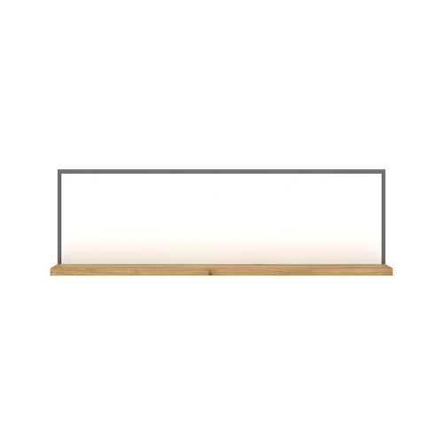 Ράφι Επιτοίχιο Palmor Χρυσό Δρυς-Λευκό 77X23.5X24.5Cm