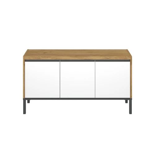 Έπιπλο Τηλεόρασης Palmor Χρυσό Δρυς-Λευκό 113.5X40X60Cm