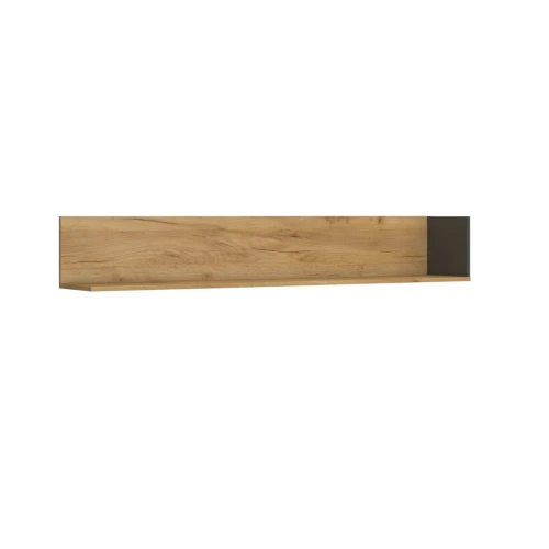 Ράφι Santes Χρυσό Δρυς-Γραφίτης 155X27X24.5Cm