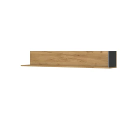Ράφι Santes Χρυσό Δρυς-Γραφίτης 155X27X24.5Cm