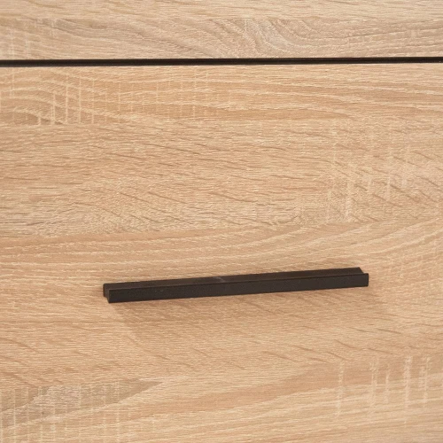 Ντουλάπα Μονόφυλλη Solo1D Sonoma Με Wenge 45X58X197Cm