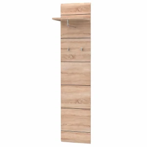 Κρεμάστρα Solo 40X30X194Cm Sonoma Με Λεπτομέρειες Wenge Και Mdf Καμπυλωτό Τελείωμα