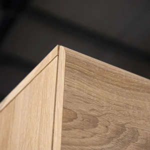 Κρεμαστή Βιτρίνα Δίφυλλη Solo Δεξιά 2W 90X41X136Cm Sonoma Wenge