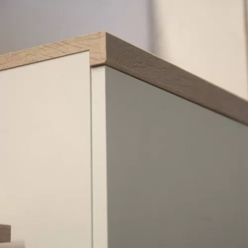 Κομότα Top Mix 80X33X85Cm Λευκό-Sonoma