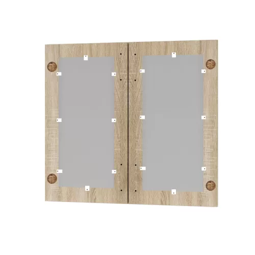 Άνω Πορτάκια-Τζάμι Modest Σονόμα 80X71.3X1.6Cm