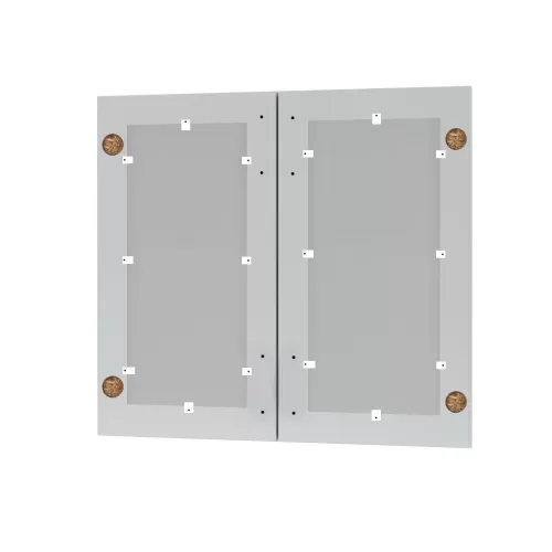 Άνω Πορτάκια-Τζάμι Modest Γκρι 80X71.3X1.6Cm