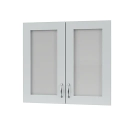 Άνω Πορτάκια-Τζάμι Modest Γκρι 80X71.3X1.6Cm