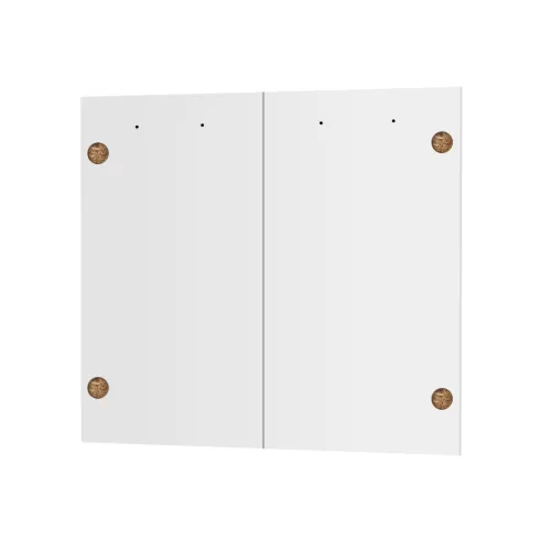 Κάτω Πορτάκια Charlotte Λευκό 80X71.4X1.6Cm