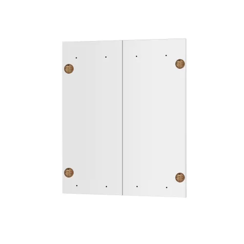 Άνω Πορτάκια Charlotte Λευκό 60X71.8X1.6Cm