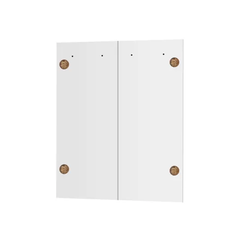 Κάτω Πορτάκια Charlotte Λευκό 60X71.4X1.6Cm