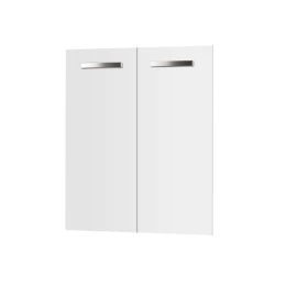 Κάτω Πορτάκια Charlotte Λευκό 60X71.4X1.6Cm