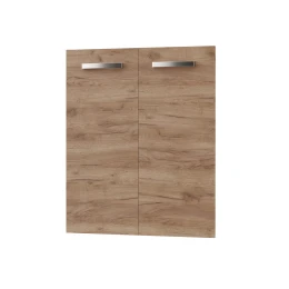 Κάτω Πορτάκια Charlotte Χρυσό Δρυς 60X71.4X1.6Cm